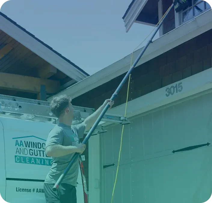 tech cleaning windows