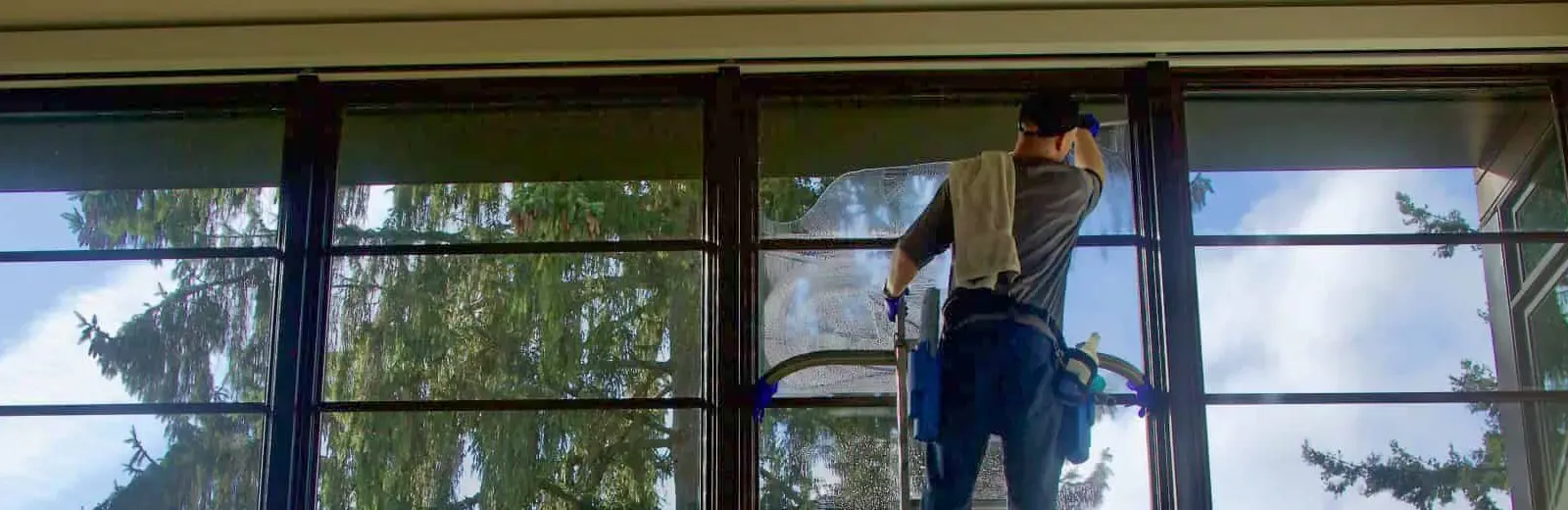 cleaning windows